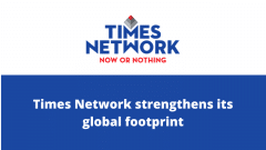 Times Network strengthens its global footprint; launches 4 channels in UK, US & Europe on DistroTV