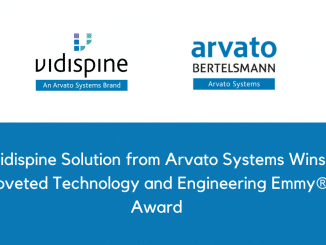 Vidispine Solution from Arvato Systems Wins Coveted Technology and Engineering Emmy® Award 1