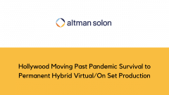 Hollywood Moving Past Pandemic Survival to Permanent Hybrid Virtual/On Set Production
