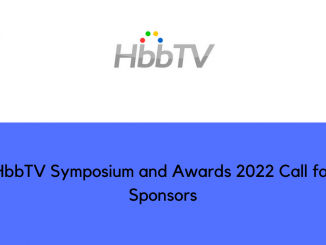 HbbTV Symposium and Awards 2022 Call for Sponsors