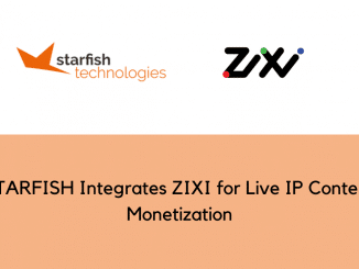 STARFISH Integrates ZIXI for Live IP Content Monetization