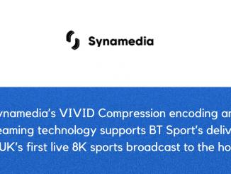 Synamedias VIVID Compression encoding and streaming technology helps bring the UKs first live 8K broadcast of a live sporting event into the home 1