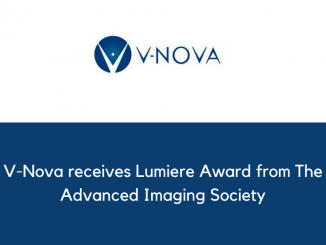 V Nova receives Lumiere Award from The Advanced Imaging Society