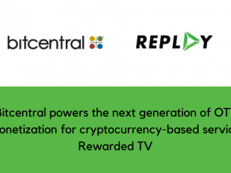 Bitcentral powers the next generation of OTT monetization for cryptocurrency based service Rewarded TV