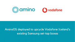 AminoOS deployed to upcycle Vodafone Iceland’s existing Samsung set-top boxes