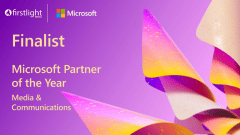 Firstlight Media recognized as finalist of 2022 Microsoft Media & Communications Partner of the Year Award