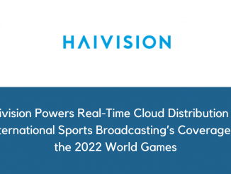 Haivision Powers Real Time Cloud Distribution for International Sports Broadcastings Coverage of the 2022 World Games