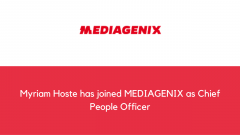 Myriam Hoste has joined MEDIAGENIX as Chief People Officer